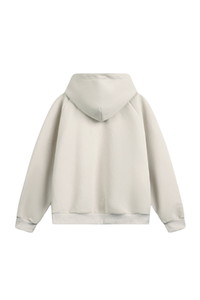 Unisex Fall  Half Zip Relaxed Hooded Sweatshirts