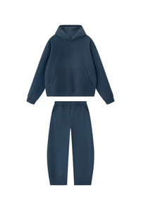 Men's Fall Fleece Hoodie & Wide Leg Sweatpants Casual Set