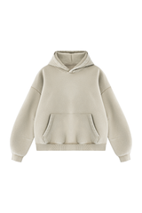 Men's Fall Fleece Heavyweight Washed Drop Shoulder Hoodie