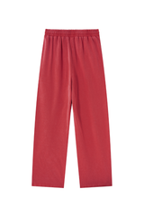 Unisex 100% Cotton Washed Heavyweight Wide Leg Casual Pants
