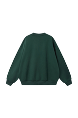 Women's Fall Heavyweight Fleece Cropped Crew Neck Sweatshirt