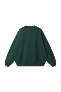 Women's Fall Heavyweight Fleece Cropped Crew Neck Sweatshirt