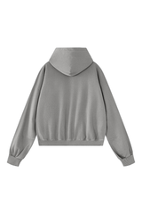 Women's Fall 100% Cotton 360G Boxy Two‑Way Zip Jacket