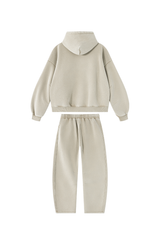Unisex Fall Fleece Sets:Relaxed Hoodie And Sweatpants