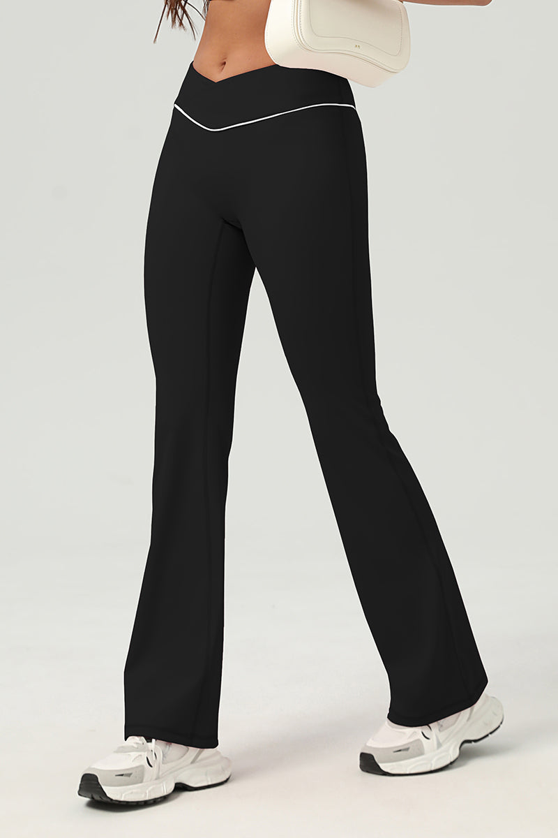 Women Naked-Feel High-Waisted Quick-Dry Flared Yoga Leggings