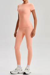 Women's Bare Feel  High Stretch T-shirt & Yoga Leggings Set