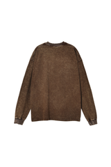 Unisex 100% Cotton Fall Vintage Washed Oversized Pullover