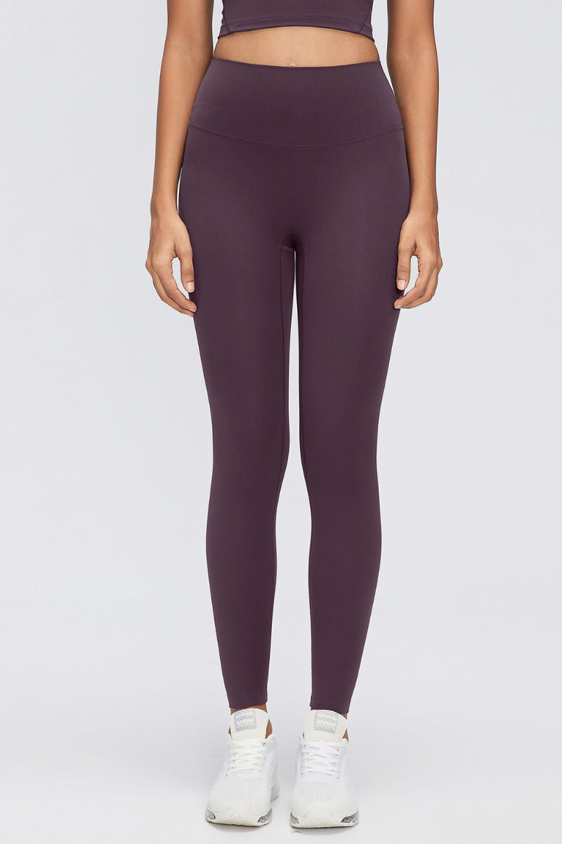 Women's Naked Feeling High Waist No Front Seam Yoga Leggings
