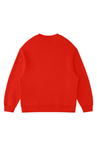 Women's Fall Fleece‑Lined Drop Shoulder Oversized Pullover