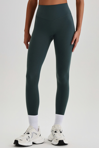 Women's Athletic High Waist No Front Seam Yoga Leggings