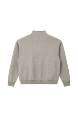 Unisex Fall 1/4 Zip Raglan Sleeve Mock Neck Sweatshirt
