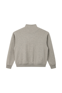 Unisex Fall 1/4 Zip Raglan Sleeve Mock Neck Sweatshirt