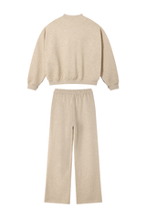 Unisex Heavyweight Heathered Sweatshirt And Sweatpants Set