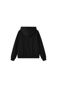 Unisex Color Block Big Tooth Zipper Hooded Loungewear Jacket