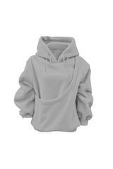 Women's Fall/Winter Fleece Front Large Pet Pocket Hoodie