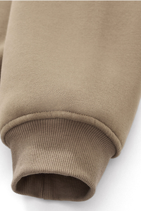 Unisex Fall Streetwear Boxy Mockneck Sweatshirt