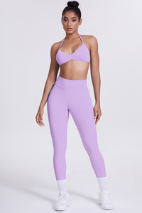 Women's Seamless Sports Bra Athletic Leggings Two-Piece Set