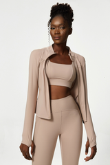Classic Plus Size Bare Feel Three-piece Yoga Wear Set