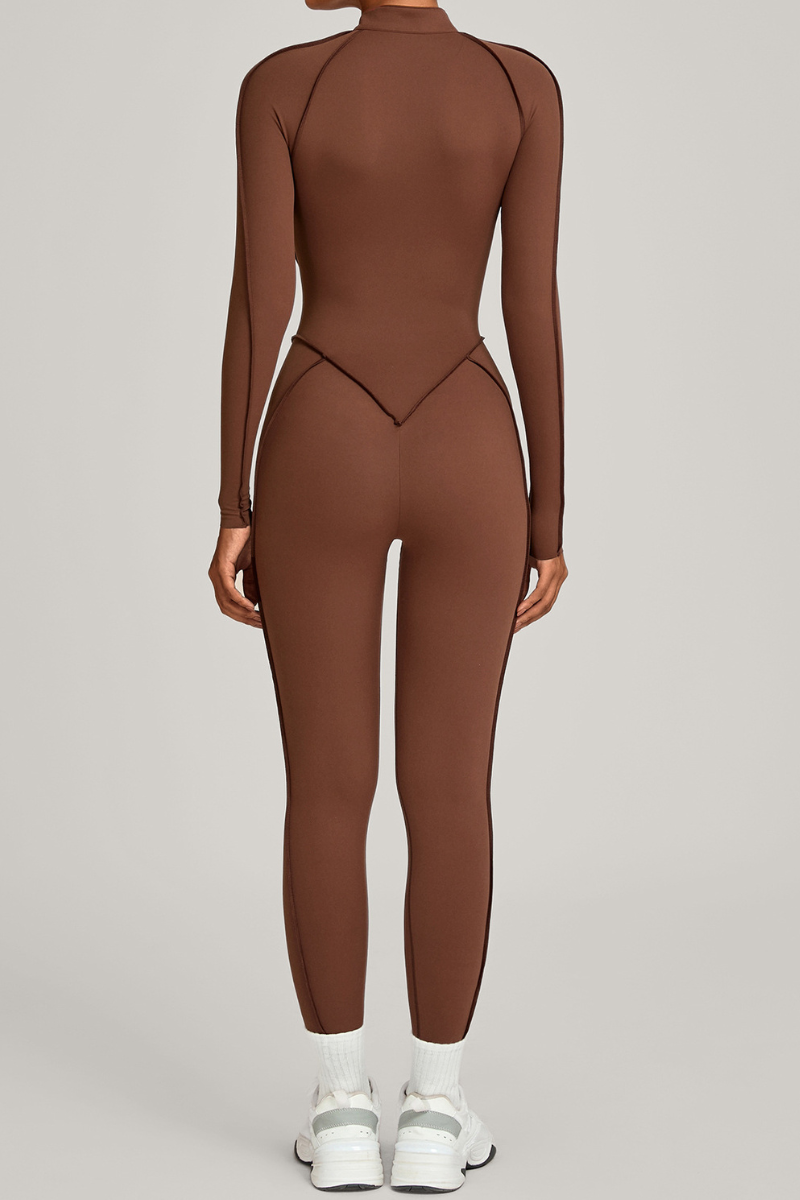 Women's athletic all-in-one pantsuit