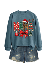 Women's Winter/Fall Christmas Santa Multi-color Pullover