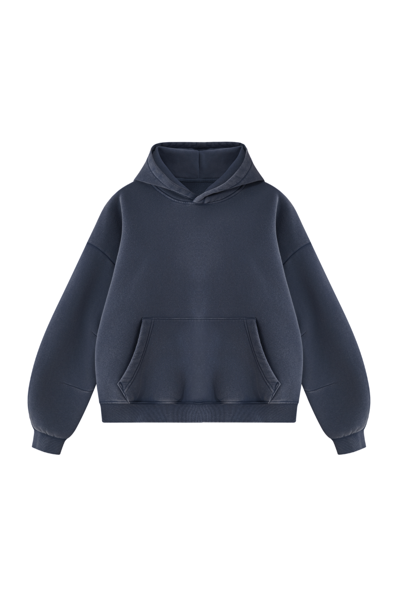 Men's Fall Fleece Heavyweight Washed Drop Shoulder Hoodie