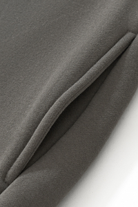 Men's Fall Relaxed Contrast Color Stripe High Neck Hoodie