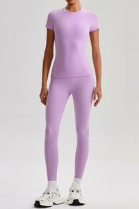 Women's Bare Feel  High Stretch T-shirt & Yoga Leggings Set