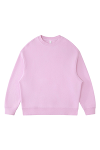Women's Fall Fleece‑Lined Drop Shoulder Oversized Pullover