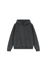 Women's  Fall 100% Cotton Washed Vintage Heavyweight Hoodie