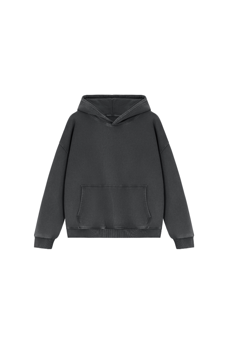 Women's  Fall 100% Cotton Washed Vintage Heavyweight Hoodie