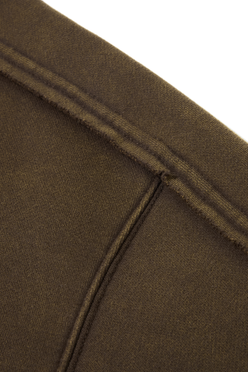Men's Fall/Winter Fleece-Lined Dyed Vintage Pullover