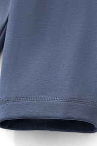 Men's Fall Boxy Cropped Kangaroo Pocket Drop-Shoulder Hoodie