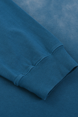 Unisex Fall 100% Cotton Washed  Loose Drop Shoulder Pullover