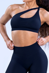 Women's Athletic One Shoulder  Asymmetric Bra