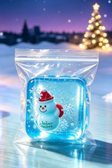 Christmas Magic Crystal Cube Squishy Fidget Toy OPP Bag Pack