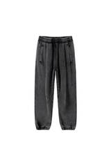 Unisex Fall Fleece Wax Dyed  Vintage Athletic Jogger