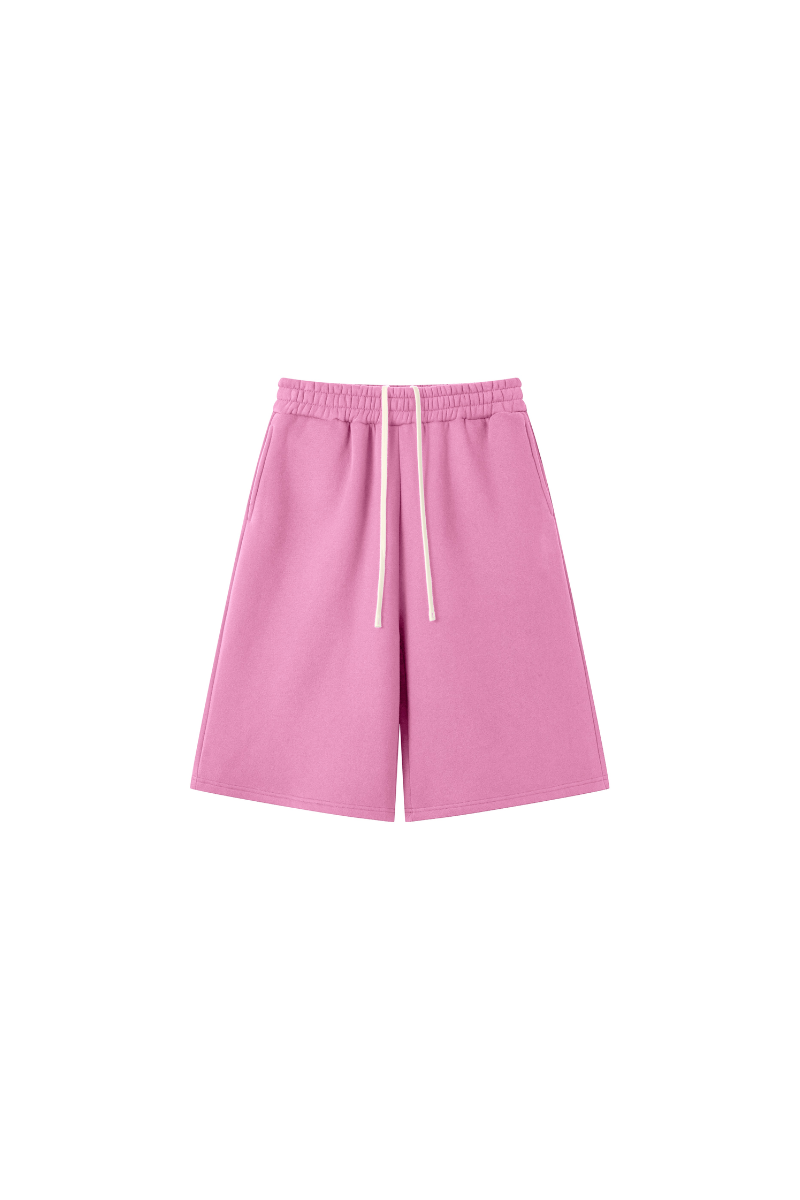 Men's Fleece Lined Drawstring Loose Casual Five Inch Shorts