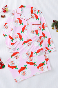 Women's Christmas Tree Printed Christmas Pajama Set