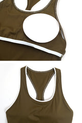 Women Color Contrast I-Back Jumpsuit