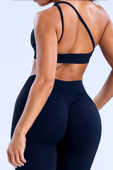 Women's Athletic One Shoulder  Asymmetric Bra