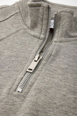 Men's  Fall 1/4 Zip Raglan Sleeve Mock Neck Sweatshirt
