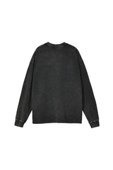 Unisex 100% Cotton Fall Vintage Washed Oversized Pullover