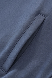 Men's Fall Boxy Cropped Kangaroo Pocket Drop-Shoulder Hoodie