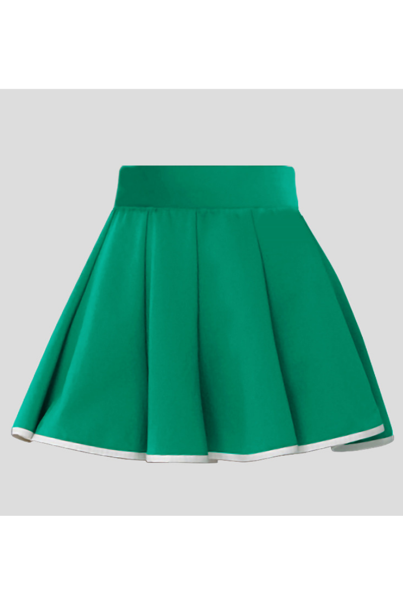 Women's Tennis Color Trim Pleated Athletic Mini Skirt