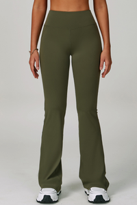 Women's High-Waist Butt-Lifting Flared Yoga Pants