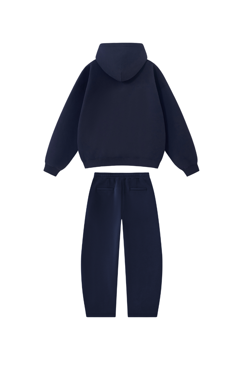 Men's Fall Fleece Hoodie & Wide Leg Sweatpants Casual Set