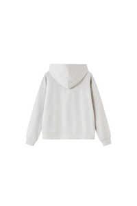 Unisex Color Block Big Tooth Zipper Hooded Loungewear Jacket