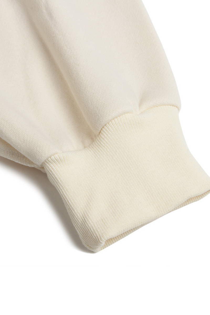 Women Cropped Exposed Seam Sweatshirt
