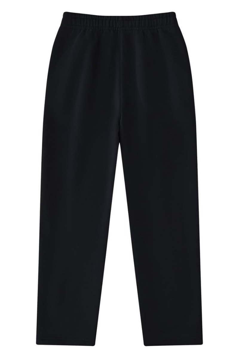 Unisex Drawstring Straight Leg Casual Sweatpants
