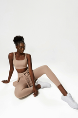 Classic Plus Size Bare Feel Three-piece Yoga Wear Set